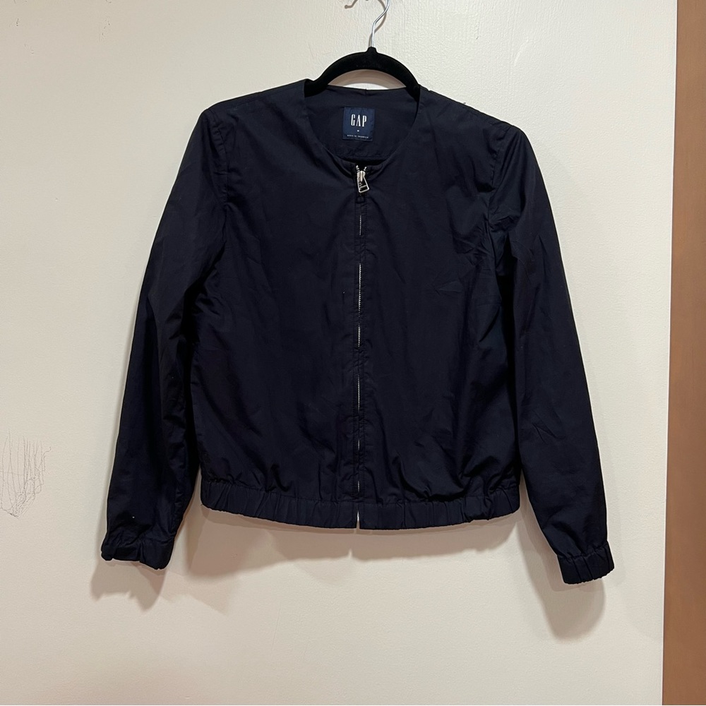 Gap Lightweight Collarless Bomber Jacket - image 1